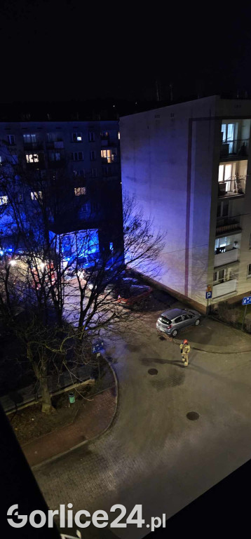 Akcja służb w bloku przy ulicy Norwida (17.02.)