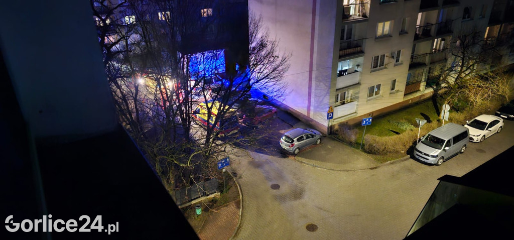 Akcja służb w bloku przy ulicy Norwida (17.02.)