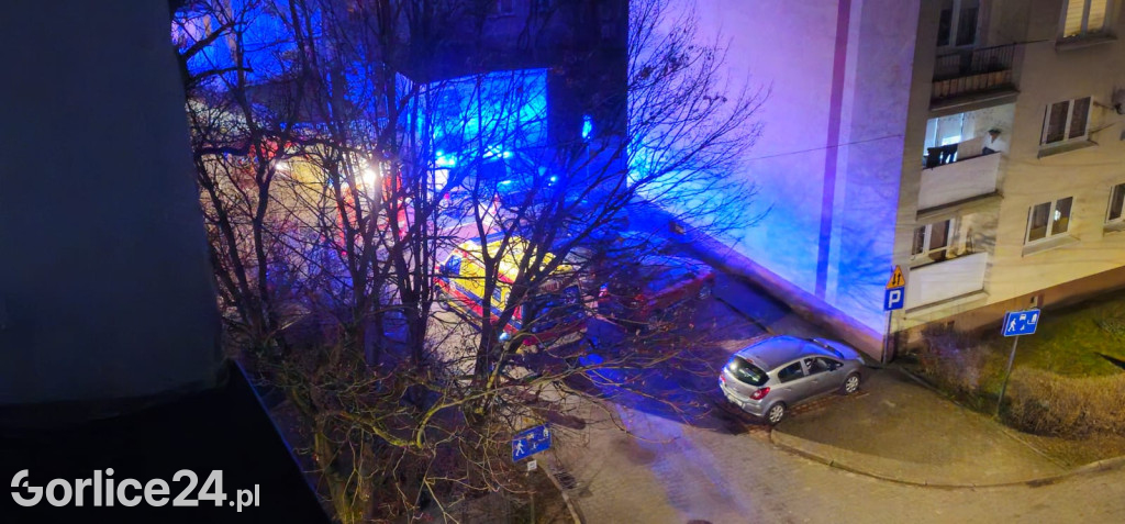 Akcja służb w bloku przy ulicy Norwida (17.02.)