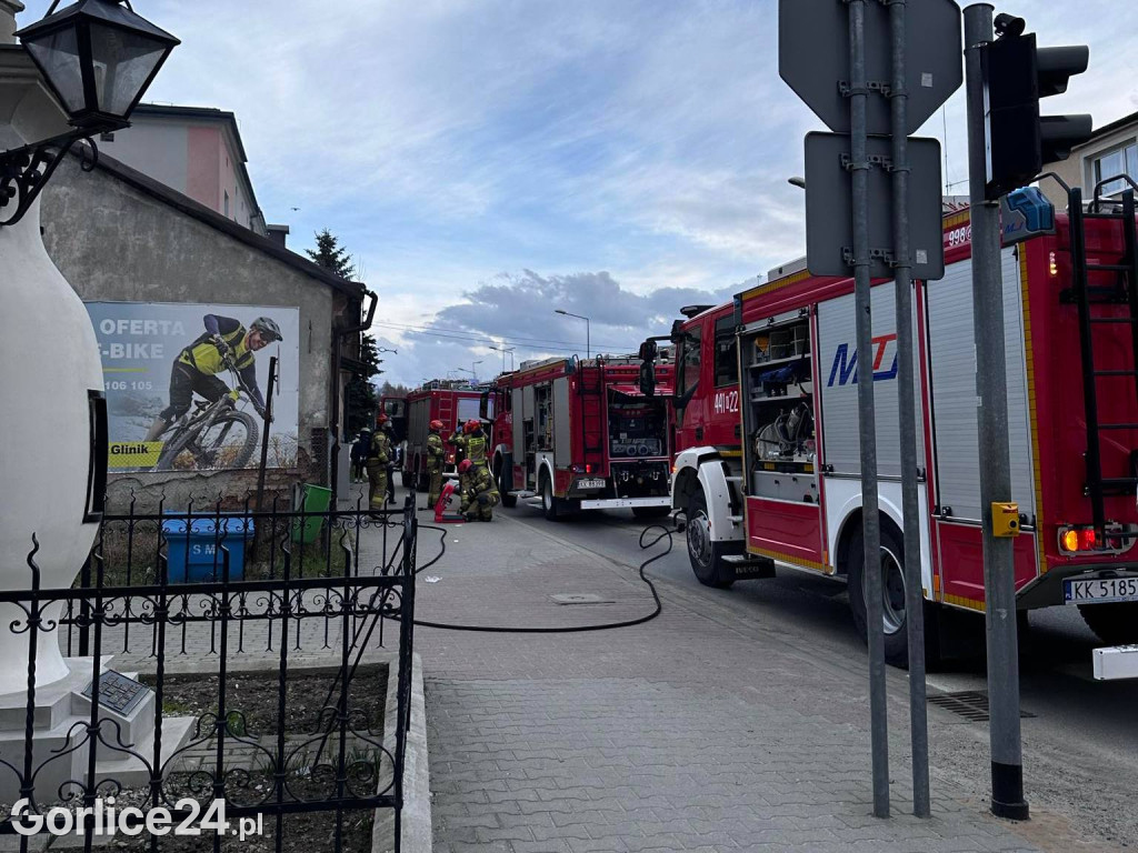 Gorlice. Pożar w piekarni (25.02.)