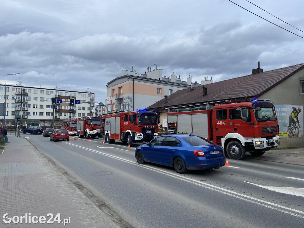 Gorlice. Pożar w piekarni (25.02.)