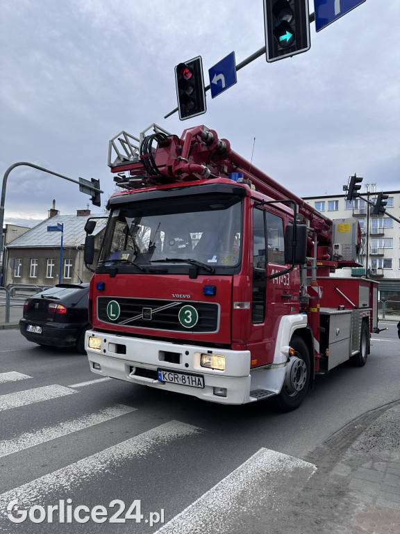 Gorlice. Pożar w piekarni (25.02.)