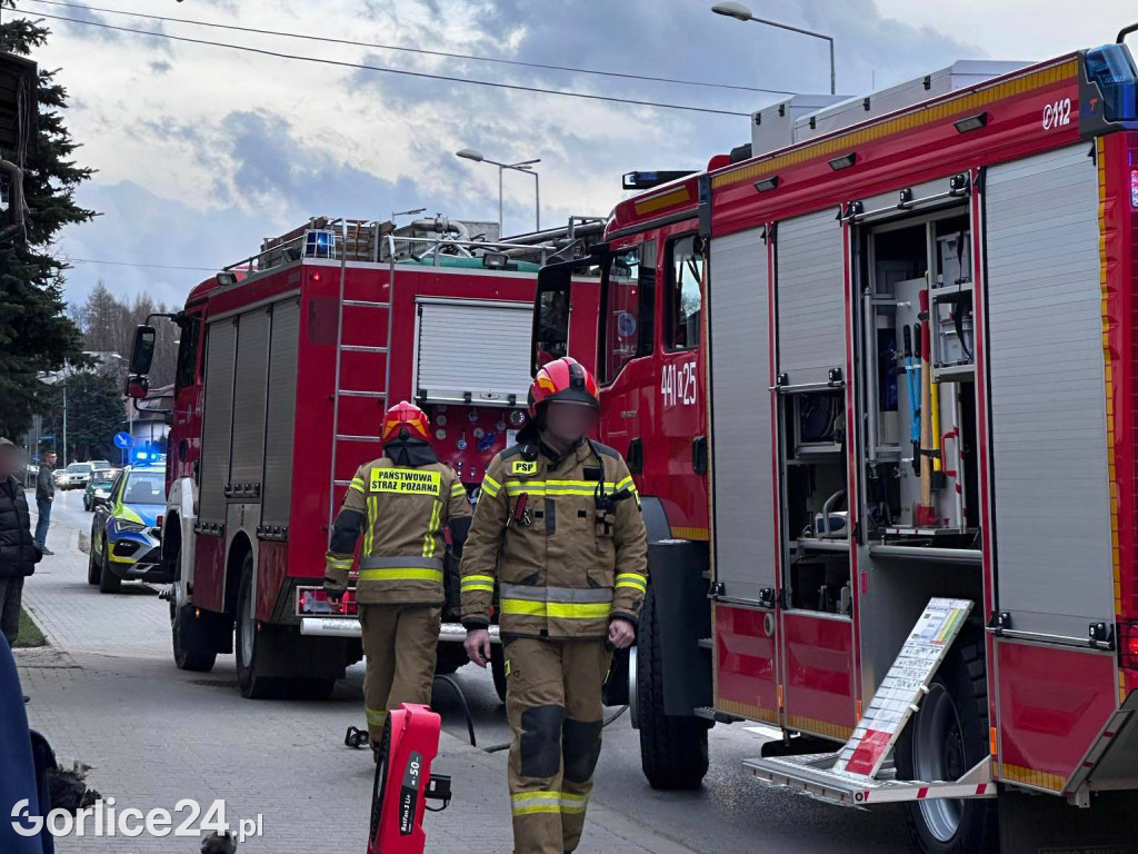 Gorlice. Pożar w piekarni (25.02.)