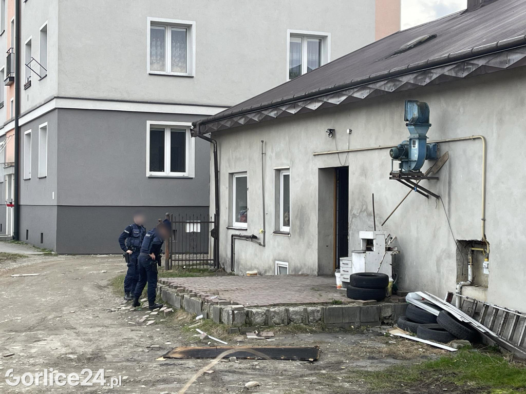 Gorlice. Pożar w piekarni (25.02.)