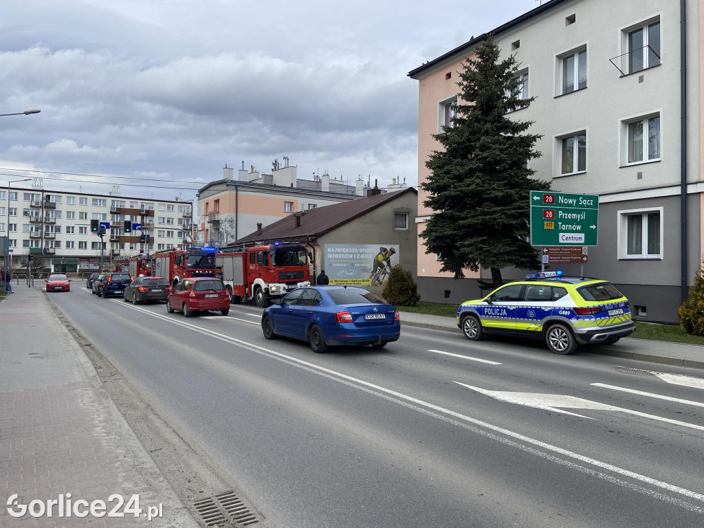 Gorlice. Pożar w piekarni (25.02.)