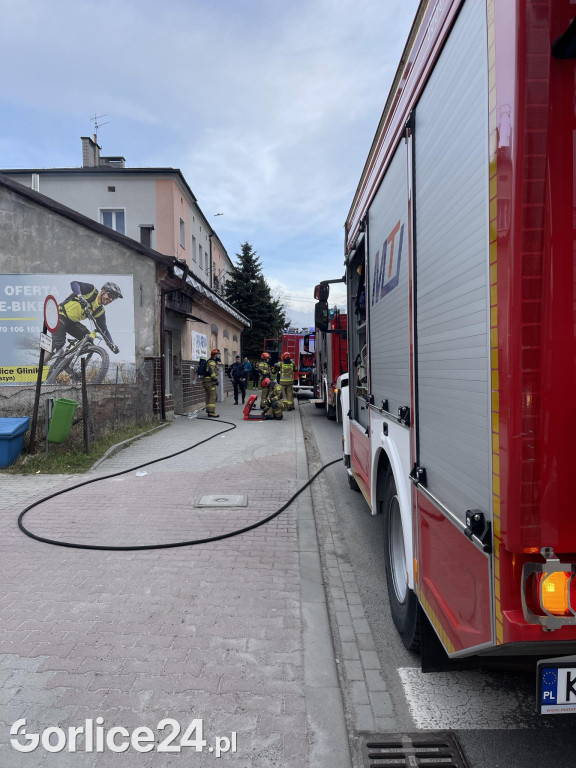 Gorlice. Pożar w piekarni (25.02.)