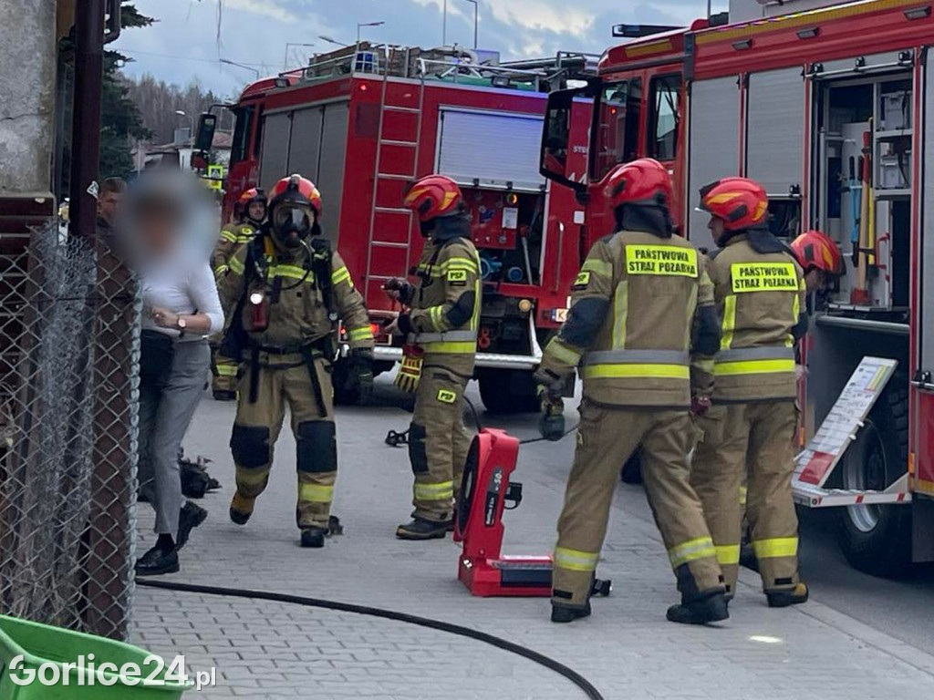 Gorlice. Pożar w piekarni (25.02.)