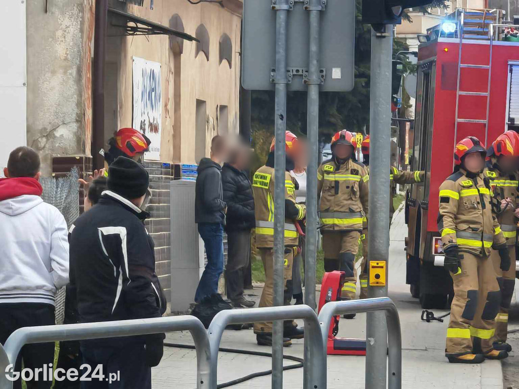 Gorlice. Pożar w piekarni (25.02.)