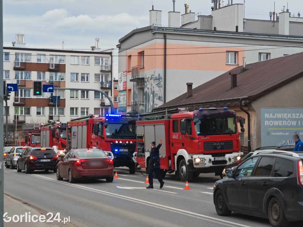 Gorlice. Pożar w piekarni (25.02.)