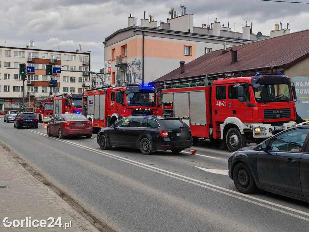 Gorlice. Pożar w piekarni (25.02.)