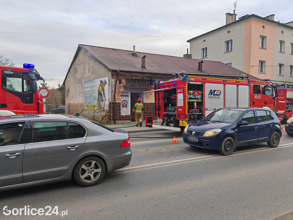 Gorlice. Pożar w piekarni (25.02.)