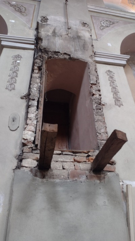 Remont w klasztorze oo. Franciszkanów w Bieczu
