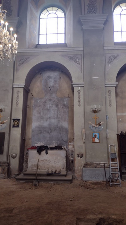 Remont w klasztorze oo. Franciszkanów w Bieczu