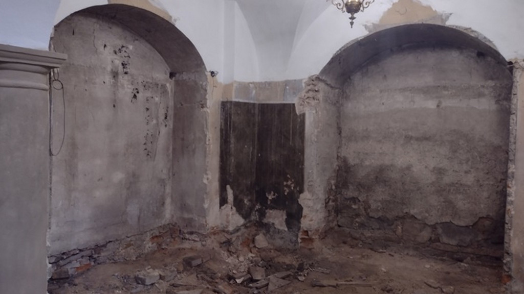 Remont w klasztorze oo. Franciszkanów w Bieczu