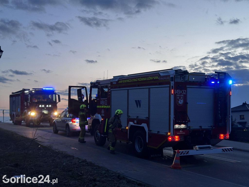 Kolizja w Łużnej (03.03.)
