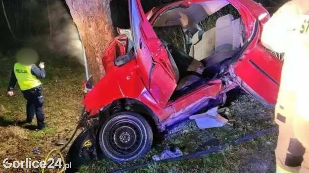 Tragiczny wypadek k. Ciężkowic