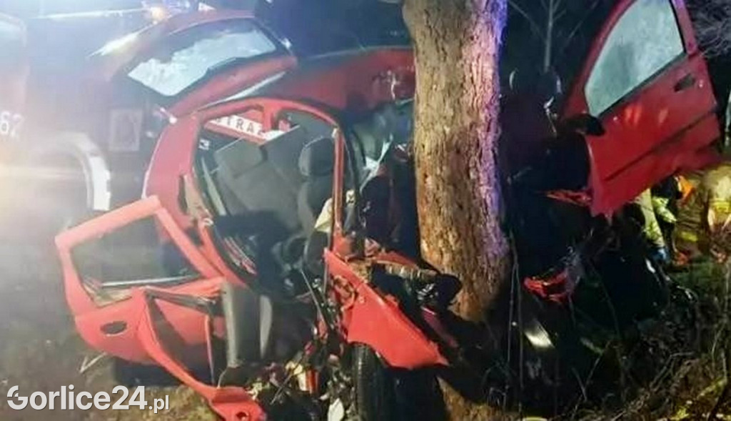 Tragiczny wypadek k. Ciężkowic