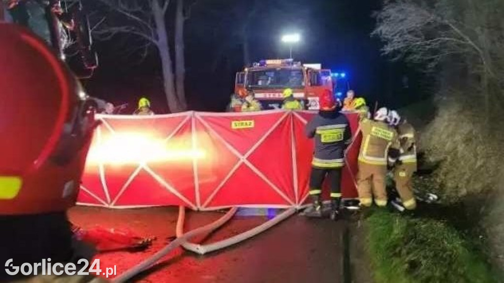 Tragiczny wypadek k. Ciężkowic