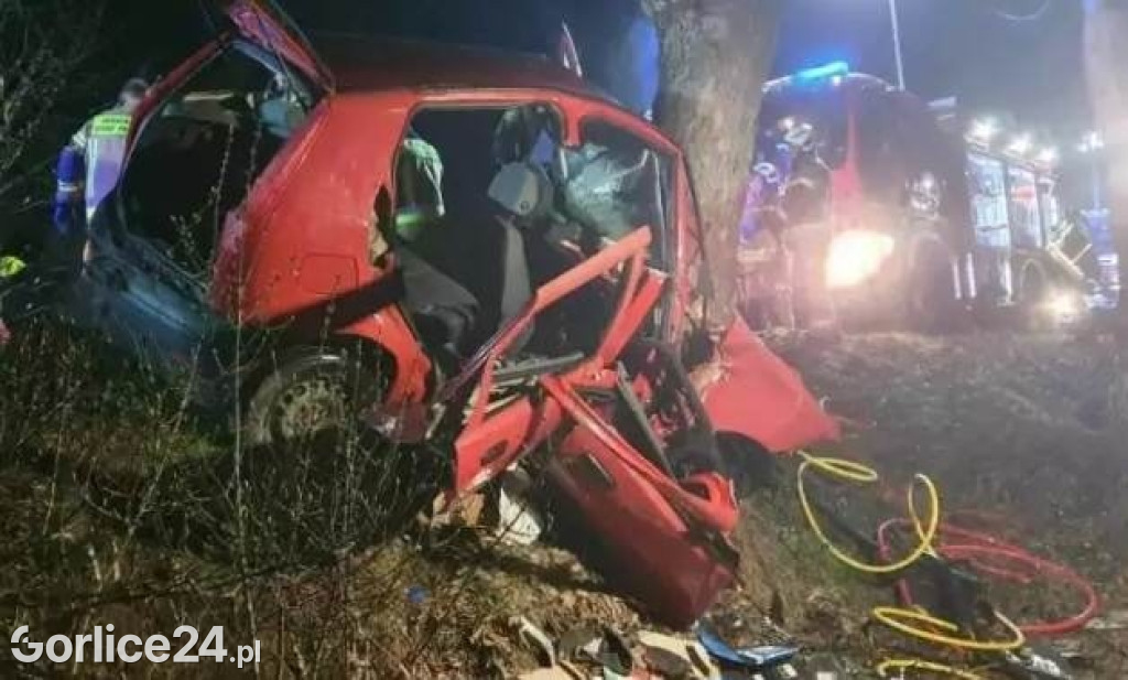 Tragiczny wypadek k. Ciężkowic