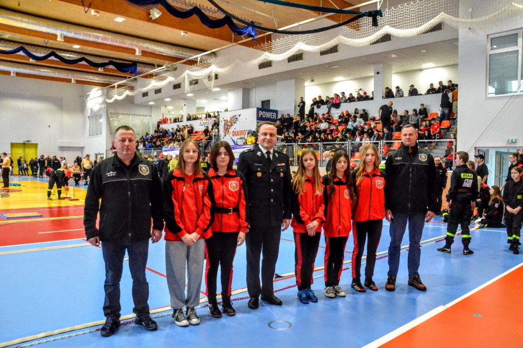 Wojewódzkie Halowe Zawody Sportowo-Pożarnicze w Łapczycy