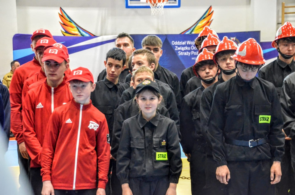Wojewódzkie Halowe Zawody Sportowo-Pożarnicze w Łapczycy