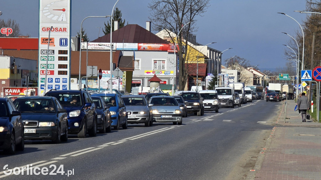 Kolizja na ul. Kościuszki (20.03)