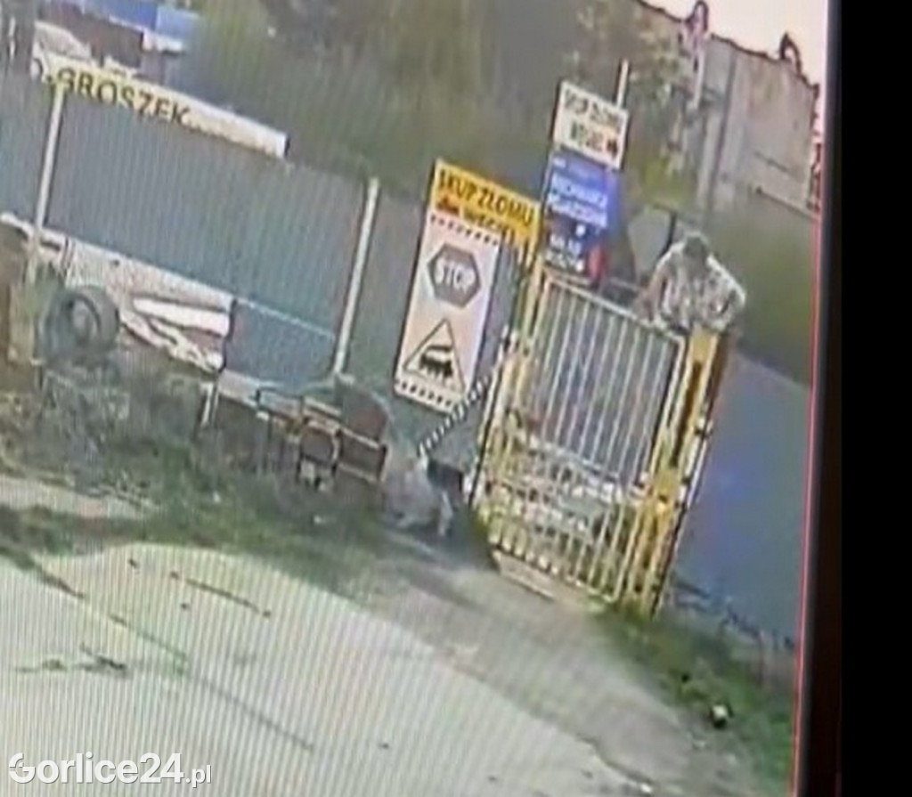 Kradzież odzieży w Gorlicach - nagranie monitoringu