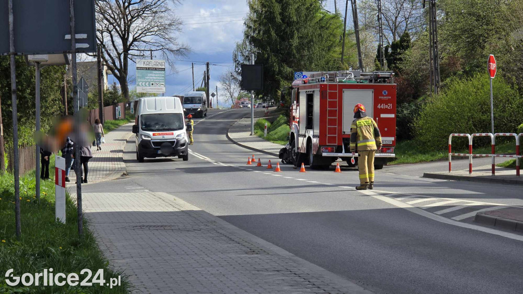 Kolizja na ulicy Węgierskiej (05.04.)