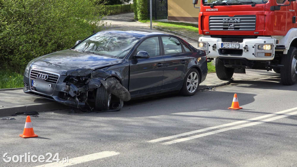 Kolizja na ulicy Węgierskiej (05.04.)