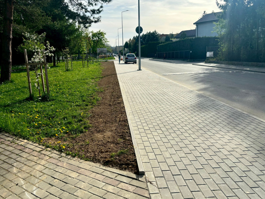 Remont chodnika przy ul. Tuwima