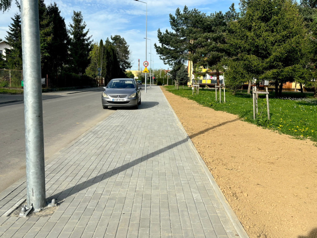 Remont chodnika przy ul. Tuwima