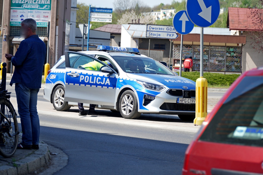 Wypadek na ul. Bieckiej