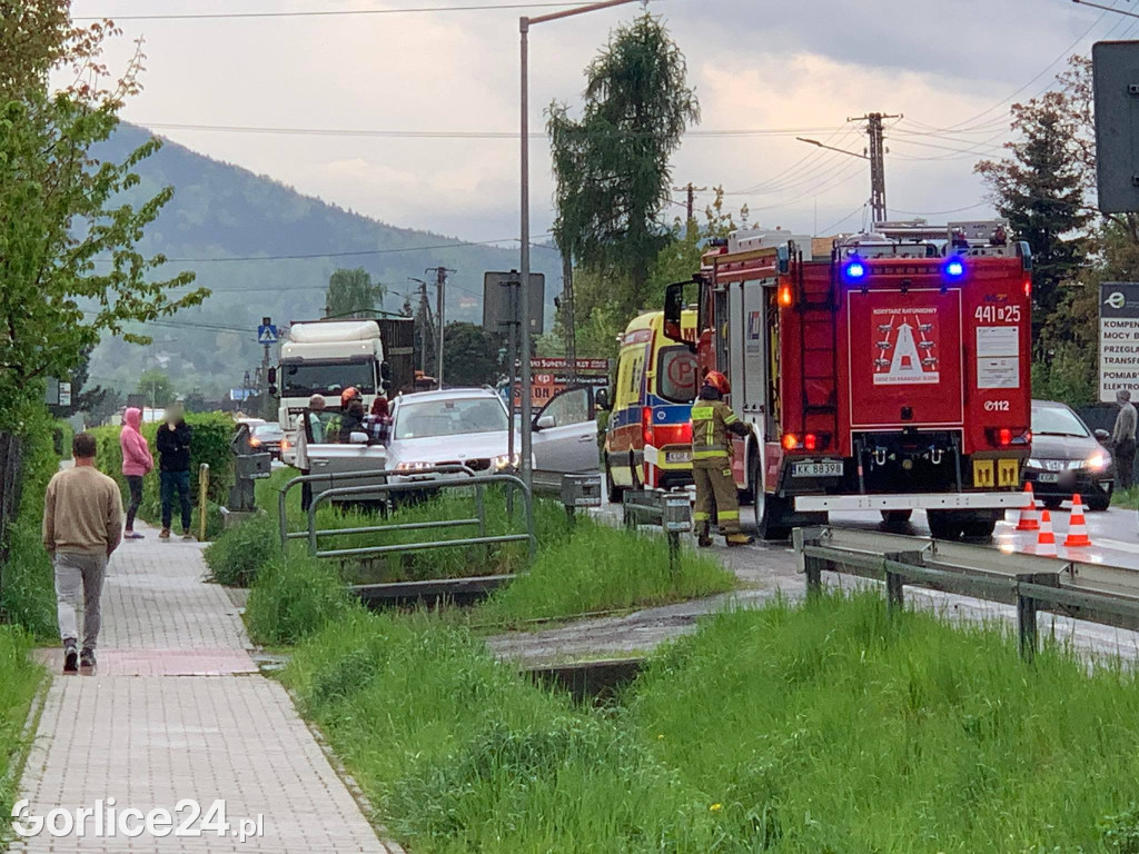 Kolizja w Ropicy Polskiej (15.04.)