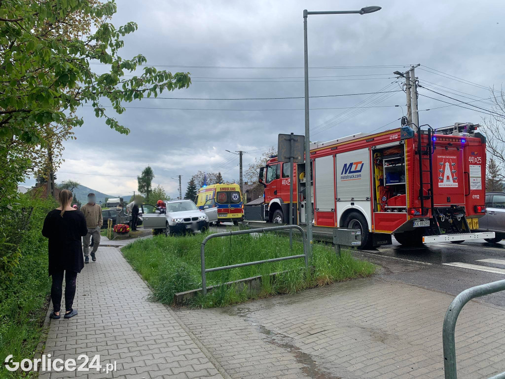 Kolizja w Ropicy Polskiej (15.04.)