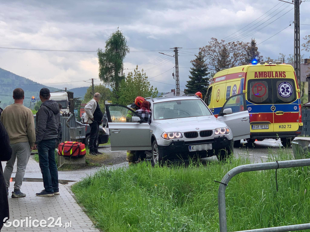 Kolizja w Ropicy Polskiej (15.04.)