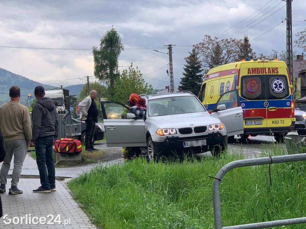 Kolizja w Ropicy Polskiej (15.04.)