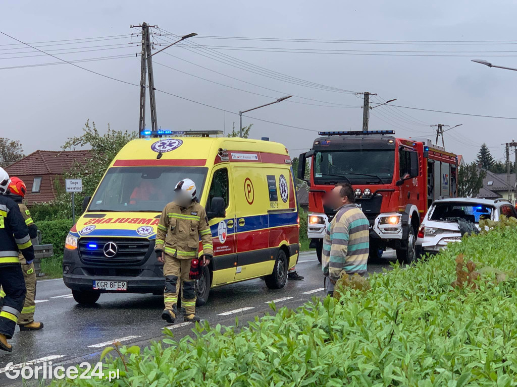 Kolizja w Ropicy Polskiej (15.04.)