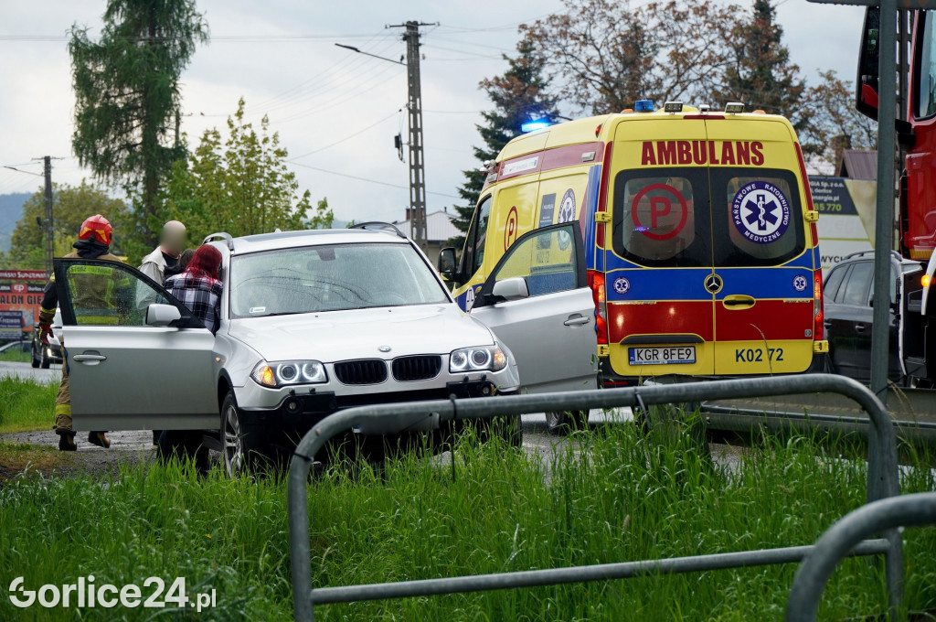 Kolizja w Ropicy Polskiej (15.04.)