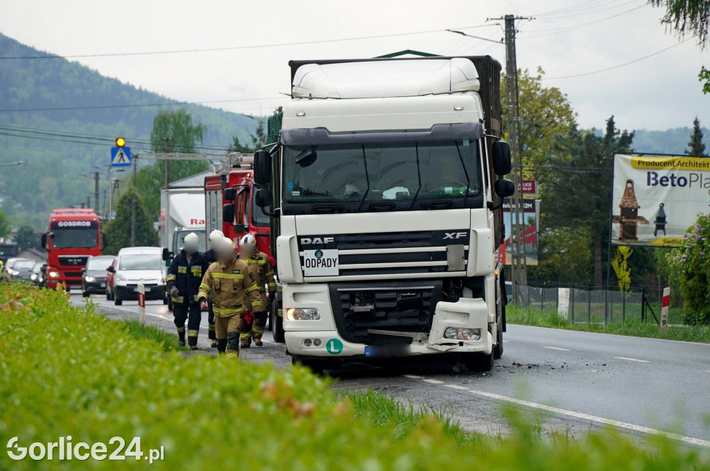 Kolizja w Ropicy Polskiej (15.04.)