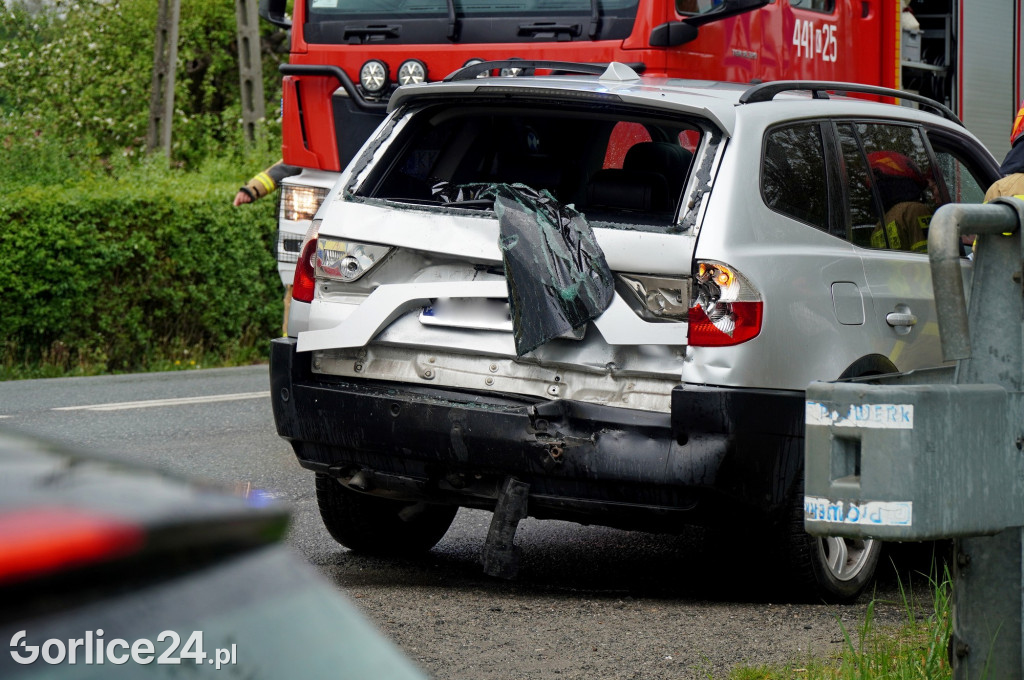 Kolizja w Ropicy Polskiej (15.04.)