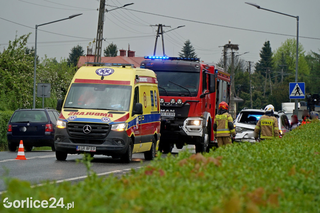 Kolizja w Ropicy Polskiej (15.04.)