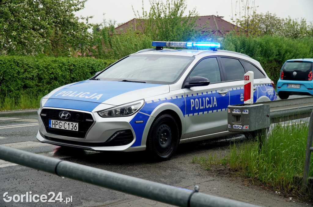 Kolizja w Ropicy Polskiej (15.04.)