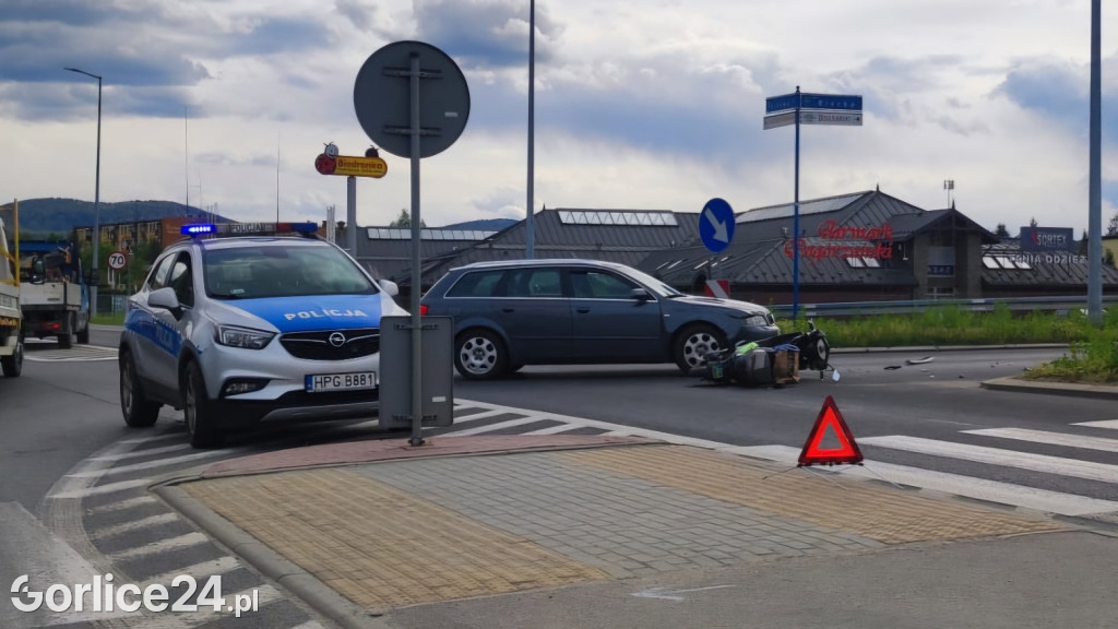 Kolizja na ulicy Parkowej (19.04.]l)