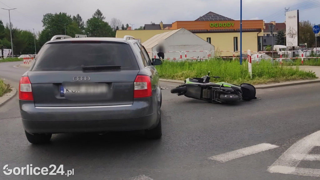 Kolizja na ulicy Parkowej (19.04.]l)