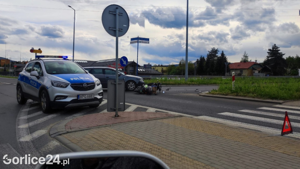 Kolizja na ulicy Parkowej (19.04.]l)