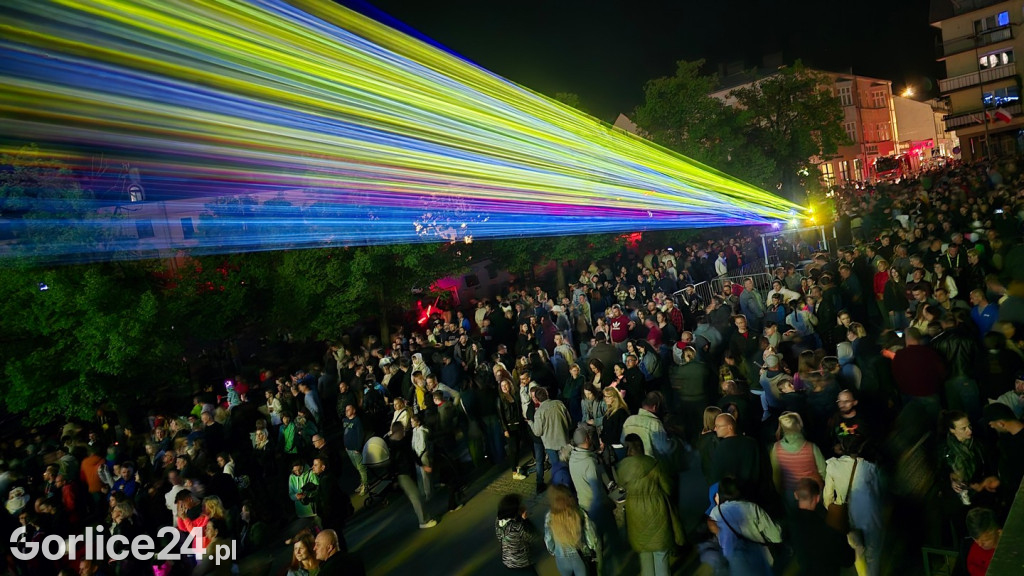 Festiwal Światła - pokaz laserowy na Rynku (04.05.)