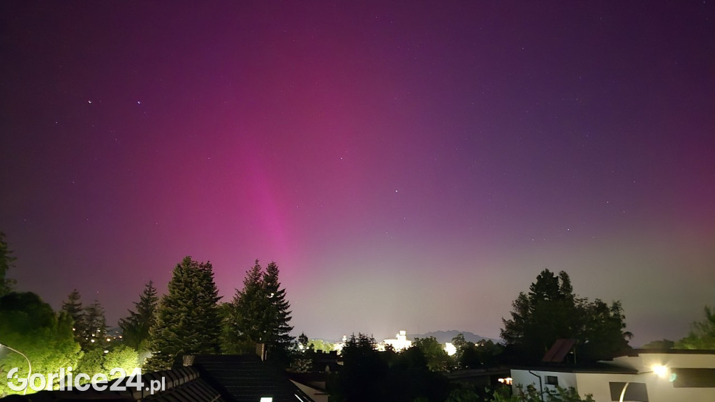 Zorza Polarna nad Gorlicami (10.05.)