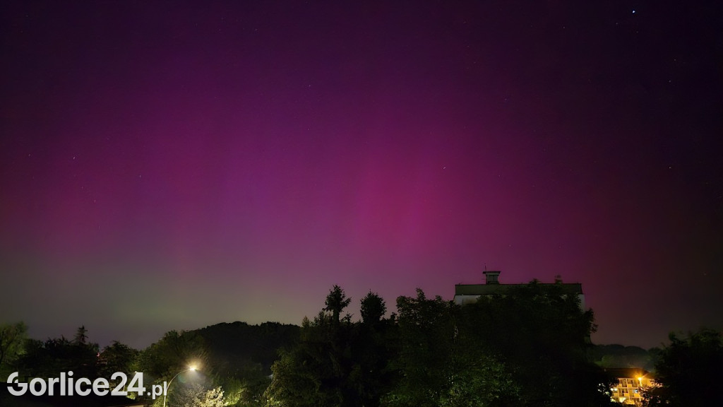 Zorza Polarna nad Gorlicami (10.05.)