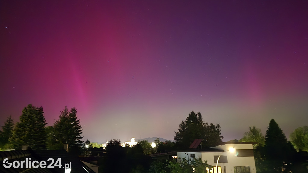 Zorza Polarna nad Gorlicami (10.05.)