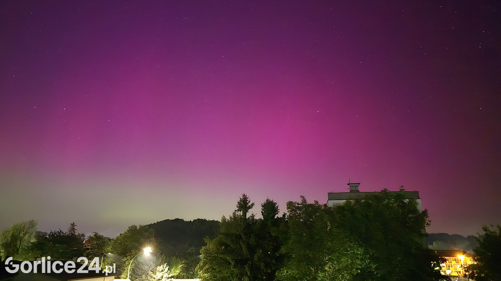 Zorza Polarna nad Gorlicami (10.05.)